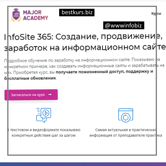 InfoSite 365: Создание, продвижение, заработок на информационном сайте - Александр Овсянников