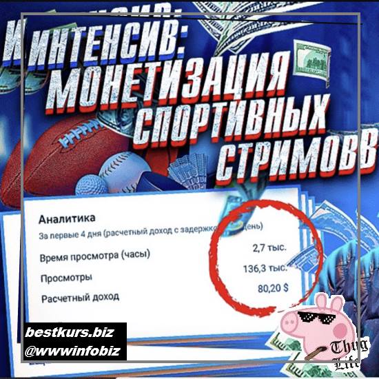 Монетизация спортивных стримов 2021 - Эльдар Гузаиров