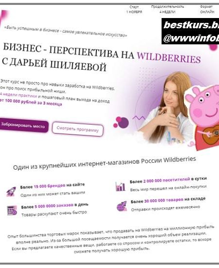 Бизнес - перспектива на Wildberries 2021 - Дарья Шиляева
