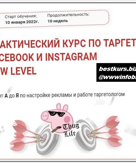Практический курс по таргету в Facebook и Instagram New level 2022 - Виктория Кобилинская