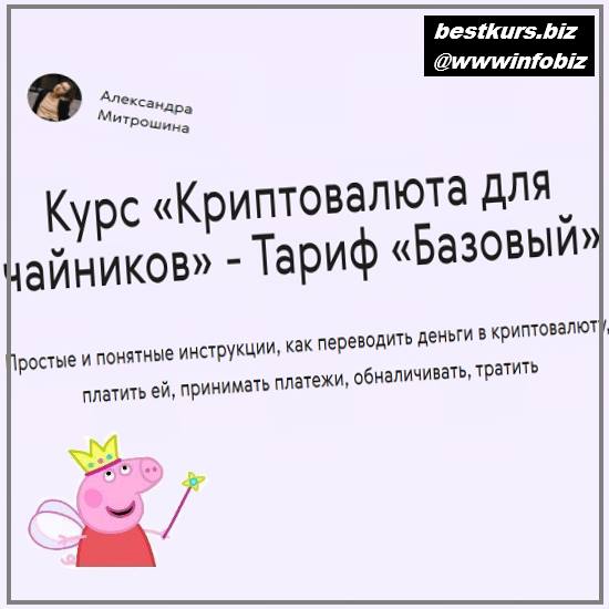 Криптовалюта для чайников 2022 - Александра Митрошина