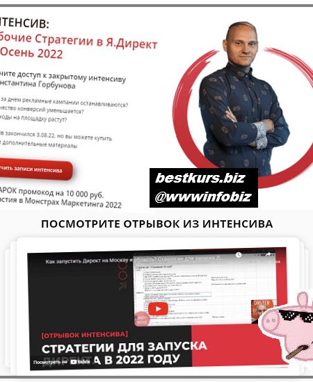 Рабочие стратегии в Яндекс Директ (осень 2022) - Константин Горбунов