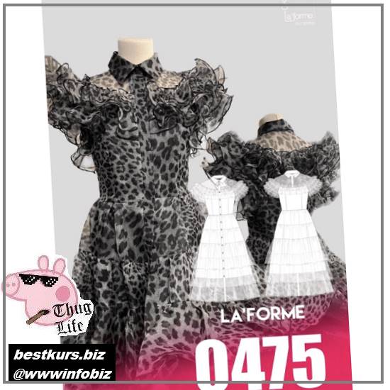 Платье 0475, размеры 42-52, рост 164 - 2023 Шитьё - LaForme
