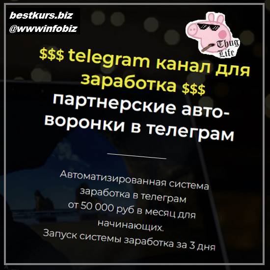 Золотой Telegram канал для заработка - 2022 - Александр Пуминов
