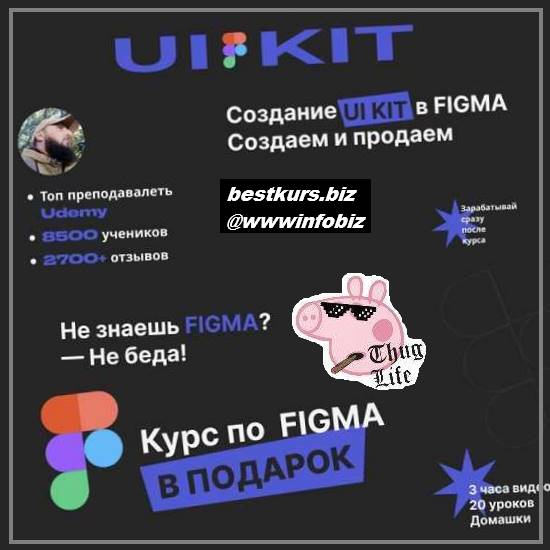Создание UI KIT в FIGMA | Делаем и продаем - 2023 Stepik - Evgen Marfel