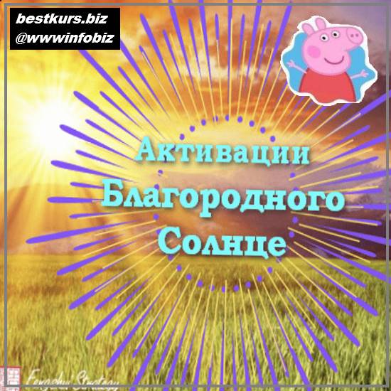 Активации Благородного солнце на 2023 год - Юлия Полещук