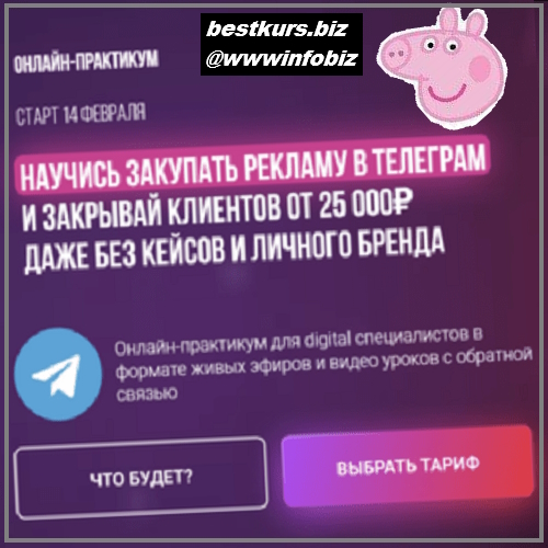 Научись закупать рекламу в телеграм и закрывай клиентов от 25 000₽ - 2023 - Андрей Мизев