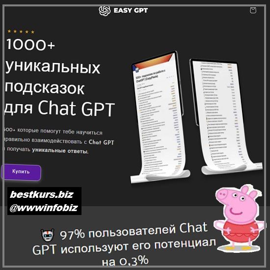 1000+ уникальных подсказок для Chat GPT - 2023 - Easy GPT