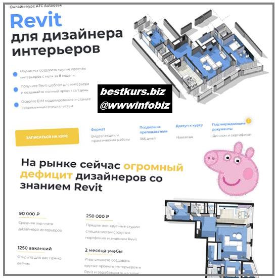 Revit для дизайнера интерьеров - 2023 Учебный центр AMS³ - Екатерина Лакутинова