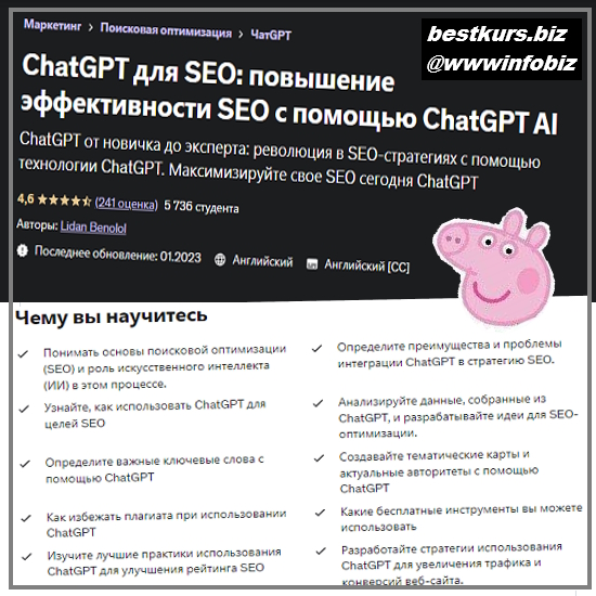 ChatGPT для SEO: повышение эффективности SEO с помощью ChatGPT AI - 2023 - Лидан Бенолол