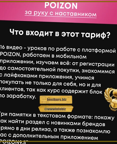 Курс по покупкам с Poizon (2023) nastyaprotao