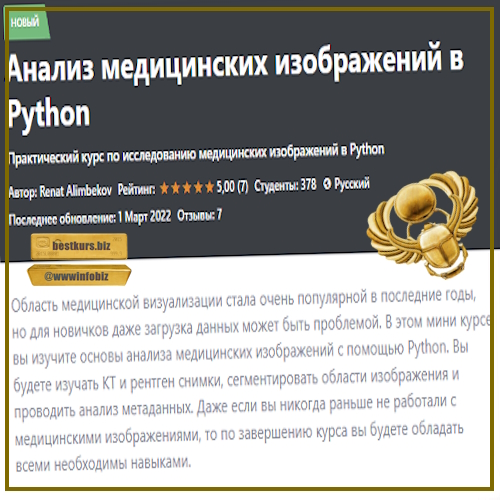 Анализ медицинских изображений в Python - Ренат Алимбеков (2023)