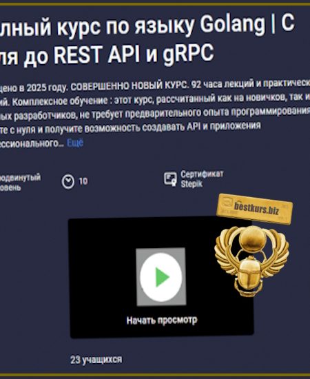 Полный курс по языку Golang. С нуля до REST API и gRPC - NeuralGo (2025) Stepik