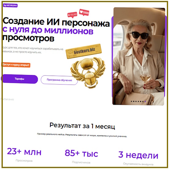 Создание ИИ персонажа с нуля до миллионов просмотров - Студия Nеyrоph (2025) Создание ИИ персонажа с нуля до миллионов просмотров - Студия Nеyrоph (2025)