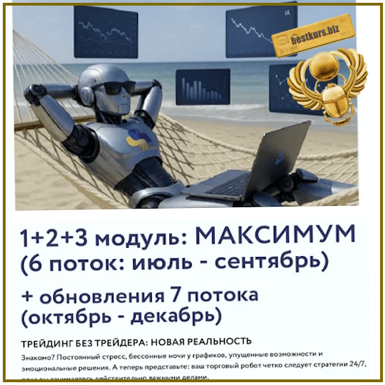VesperfinCode. Торговые роботы с нуля. 1+2+3 модуль (6 поток) (обновленный) - Арина Веспер (2025) Vesperfin VesperfinCode. Торговые роботы с нуля. 1+2+3 модуль (6 поток) (обновленный) - Арина Веспер (2025) Vesperfin
