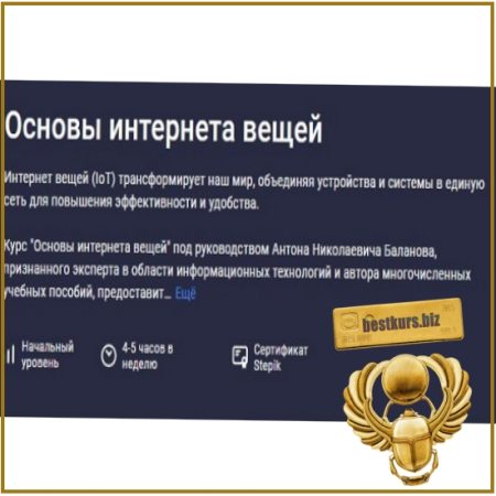 Основы интернета вещей - Антон Баланов (2025) Stepik