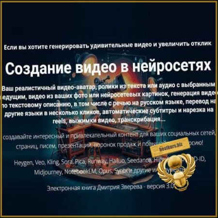 Создание видео в нейросетях 3.0 - Дмитрий Зверев (2026)