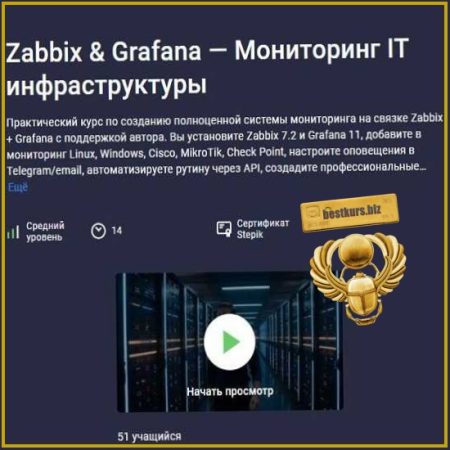 Zabbix & Grafana — Мониторинг IT инфраструктуры (2026) Сети для всех
