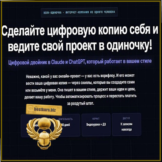 Сделайте цифровую копию себя и ведите свой проект в одиночку! - Азамат Ушанов (2026) Сделайте цифровую копию себя и ведите свой проект в одиночку! - Азамат Ушанов (2026)