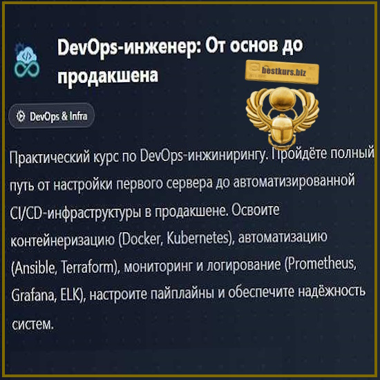 DevOps-инженер: от основ до продакшена (2026) Mentorix DevOps-инженер: от основ до продакшена (2026) Mentorix