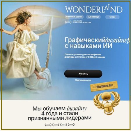 Графический дизайнер с навыками ИИ - Алиса Яковлева (2026) Design Wonderland